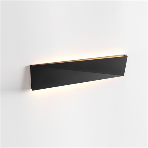 Modular+Dent Wall Up/Down L 1x LED 17.6W 473lm 350mA 2700K CRI>90, seinavalgusti, must, liiteseadmeta